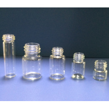 Очистить резьбовые трубчатые стекла флакон для фармацевтической и косметической упаковки